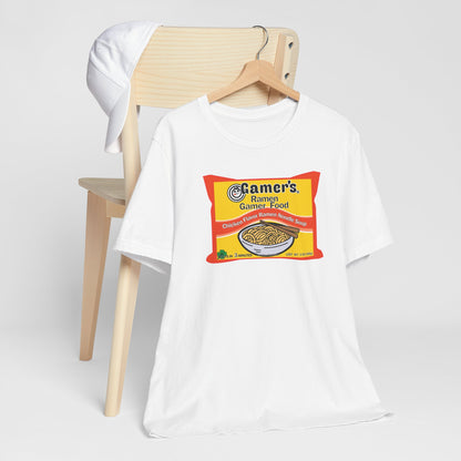 RAMEN GAMER FOOD. Unisex Jersey Short Sleeve Tee