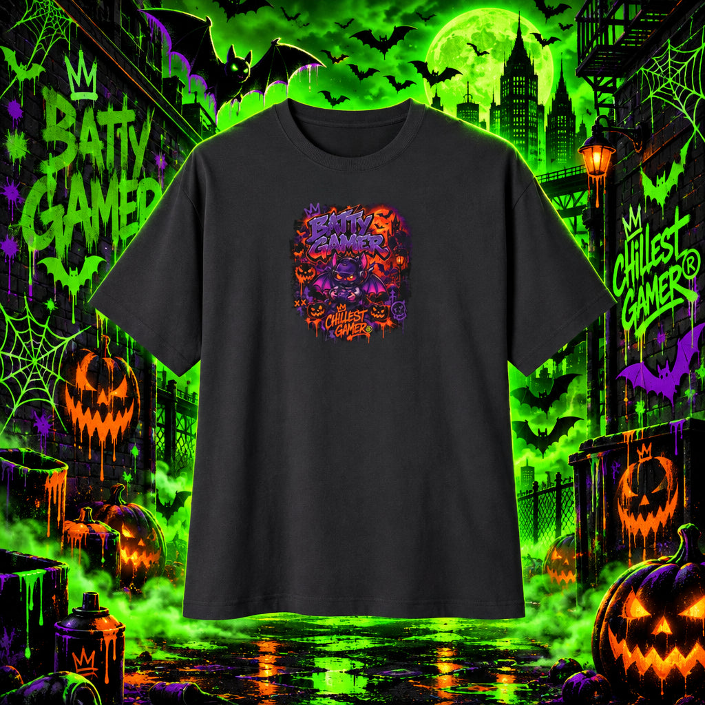 BATTY GAMER. Unisex Oversized Boxy Tee