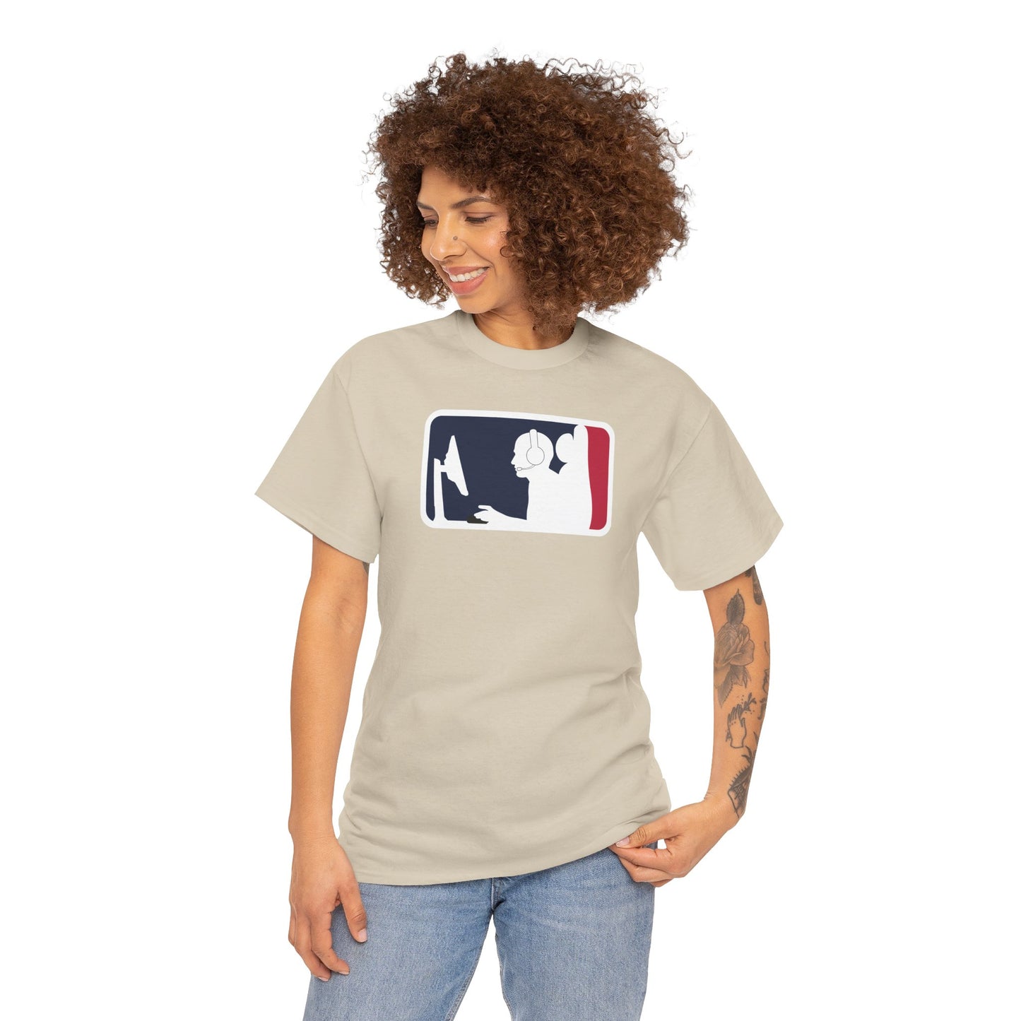 MAJOR LEAGUE GAMER (PC). Unisex Heavy Cotton Tee