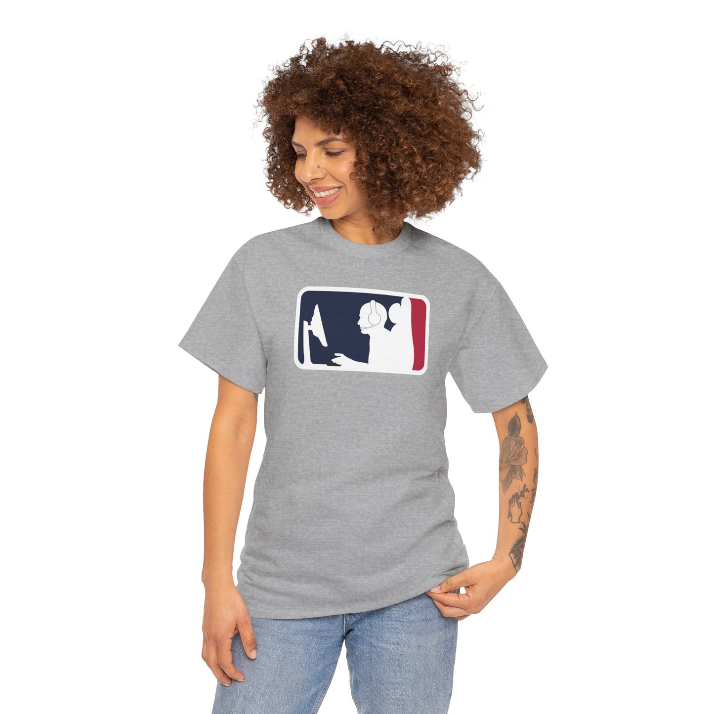 MAJOR LEAGUE GAMER (PC). Unisex Heavy Cotton Tee