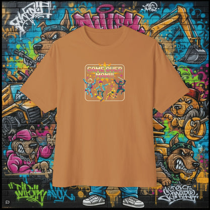 GAME OVER MAN!!! Unisex Oversized Boxy Tee