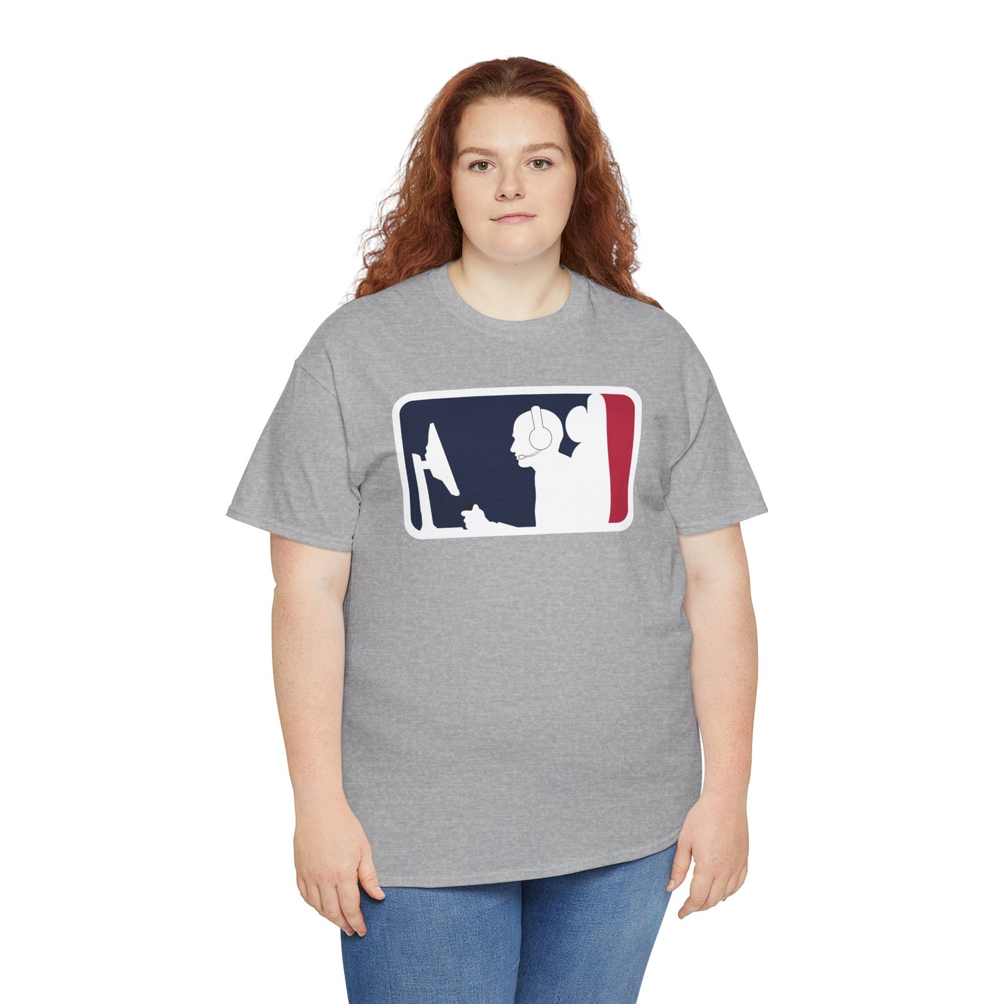MAJOR LEAGUE GAMER (CONSOLE). Unisex Heavy Cotton Tee