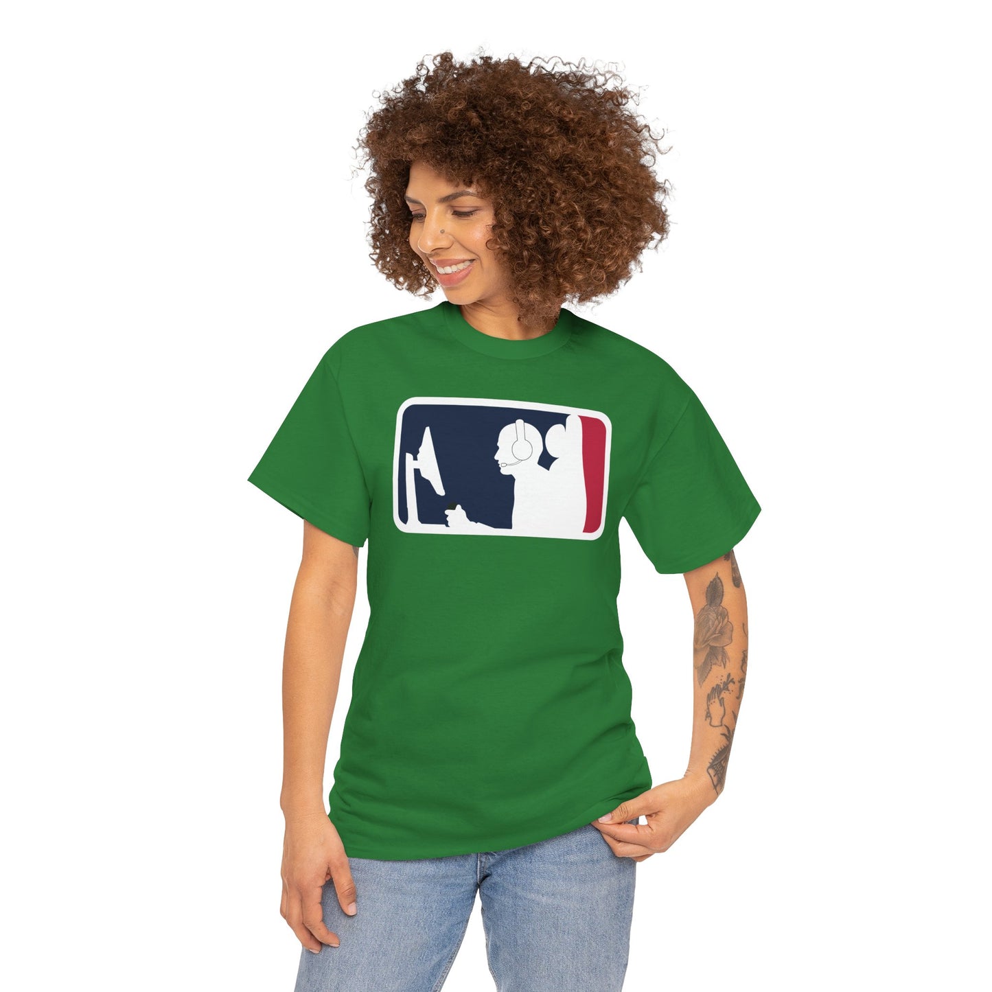 MAJOR LEAGUE GAMER (CONSOLE). Unisex Heavy Cotton Tee