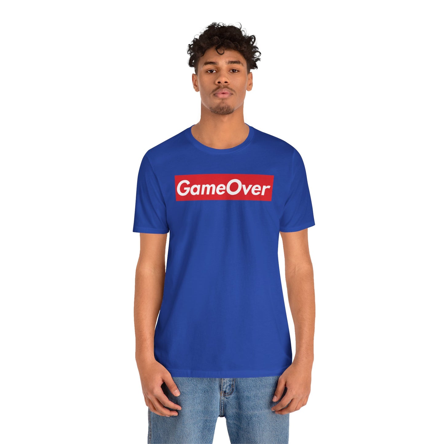 SUPER GAME OVER. Unisex Jersey Short Sleeve Tee