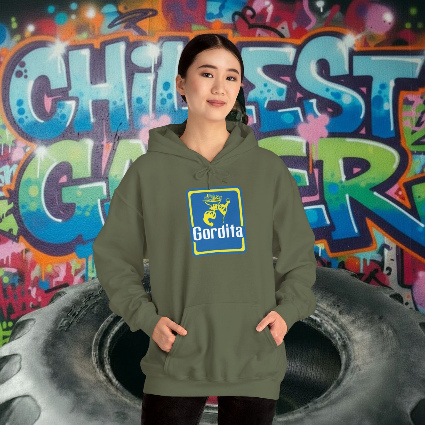 GORDITA. Unisex Heavy Blend™ Hooded Sweatshirt