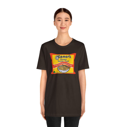 RAMEN GAMER FOOD. Unisex Jersey Short Sleeve Tee