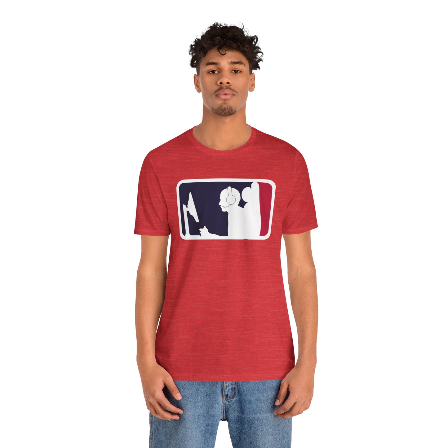 MAJOR LEAGUE GAMER (CONSOLE). Unisex Jersey Short Sleeve Tee