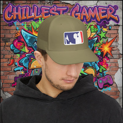 MAJOR LEAGUE GAMER (CONSOLE). Snapback Trucker Cap (Embroidery)