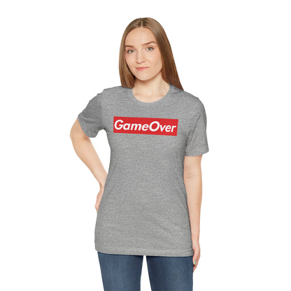 SUPER GAME OVER. Unisex Jersey Short Sleeve Tee