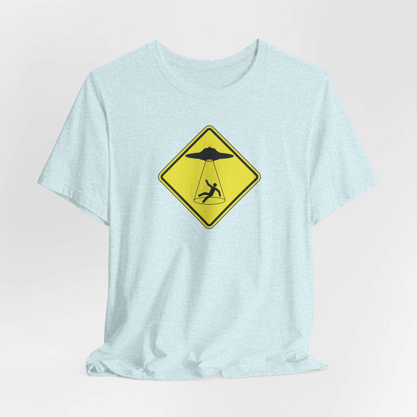 CAUTION UFO! Unisex Jersey Short Sleeve Tee