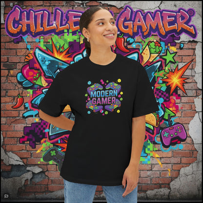 MODERN GAMER. Unisex Oversized Boxy Tee