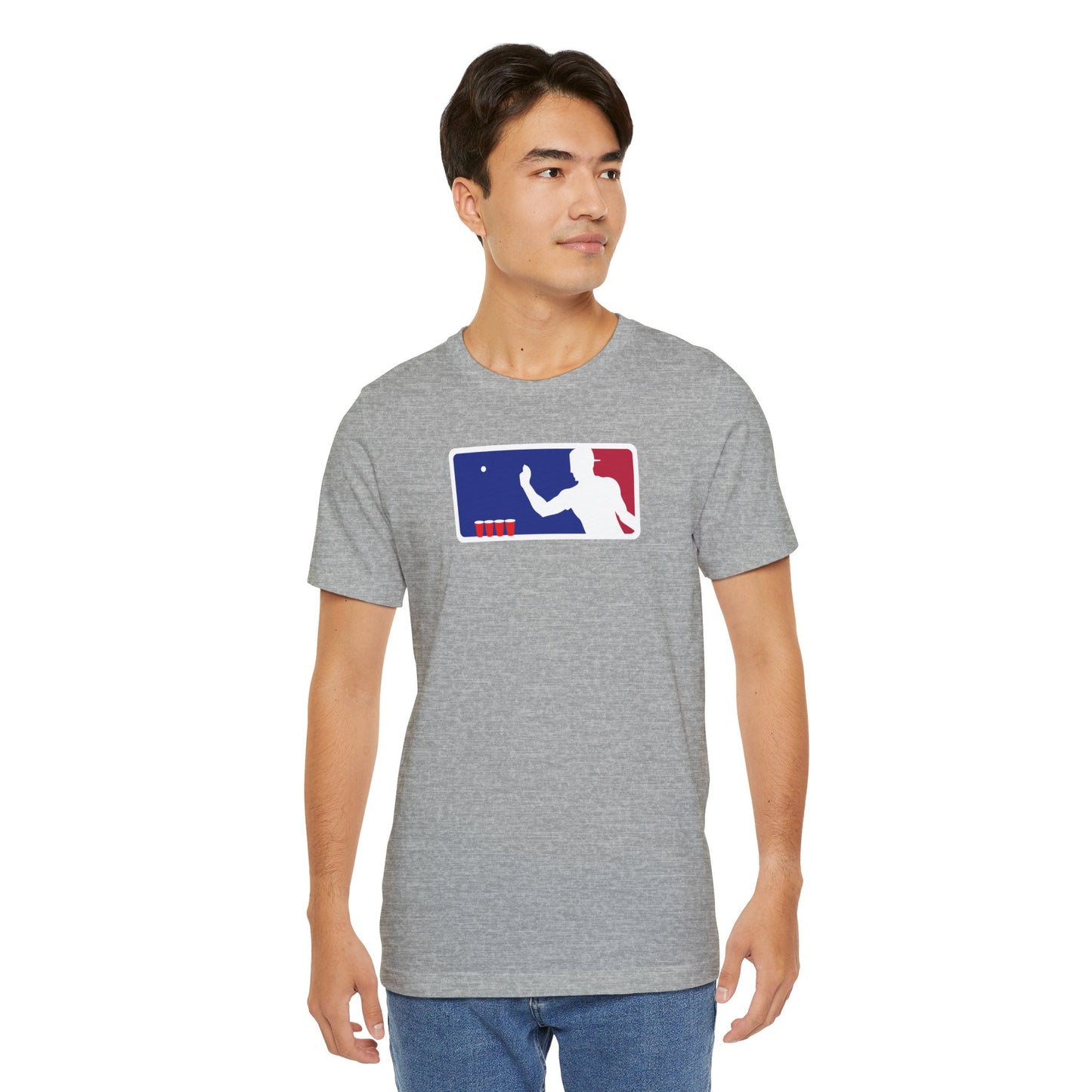 MAJOR LEAGUE PONGER. Unisex Jersey Short Sleeve Tee