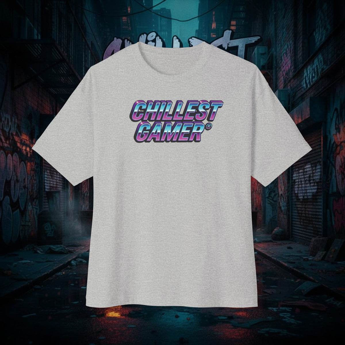 CHILLEST GAMER. Unisex Oversized Boxy Tee