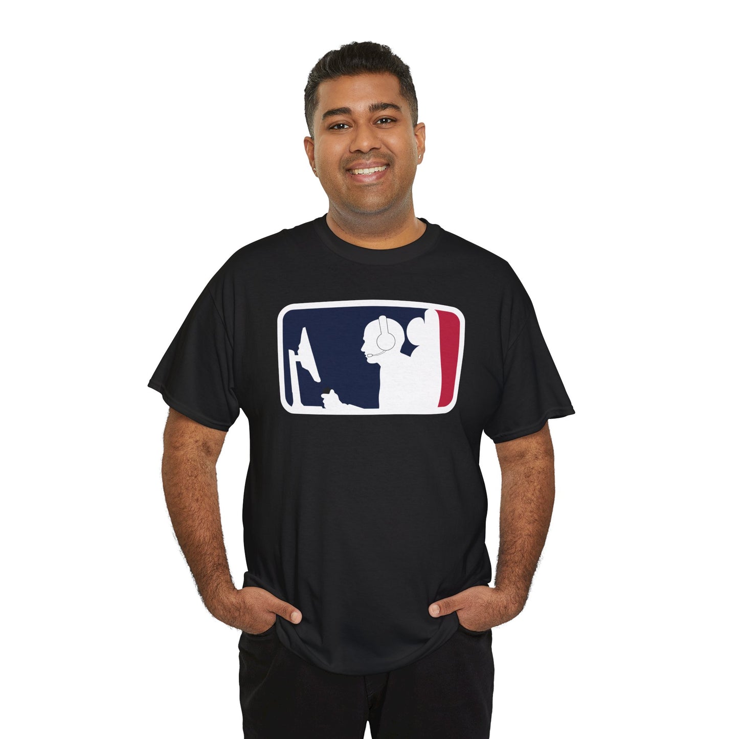 MAJOR LEAGUE GAMER (CONSOLE). Unisex Heavy Cotton Tee
