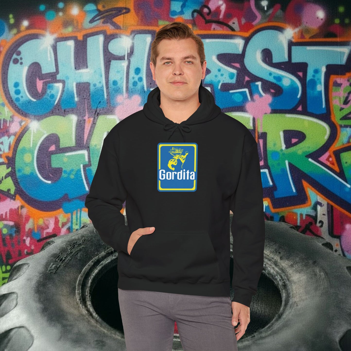 GORDITA. Unisex Heavy Blend™ Hooded Sweatshirt