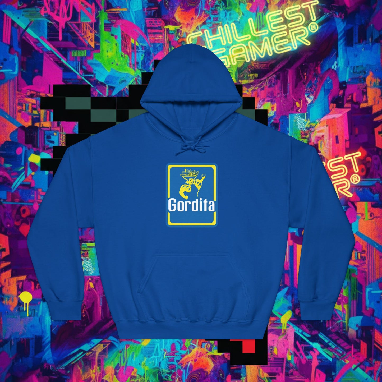 GORDITA. Unisex DryBlend® Hooded Sweatshirt