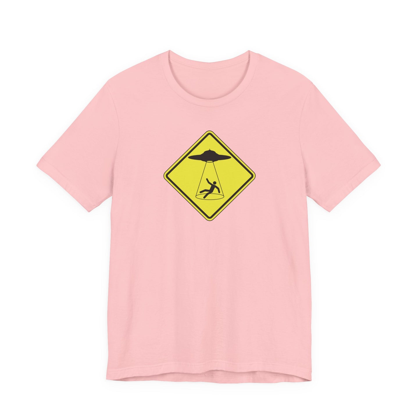 CAUTION UFO! Unisex Jersey Short Sleeve Tee