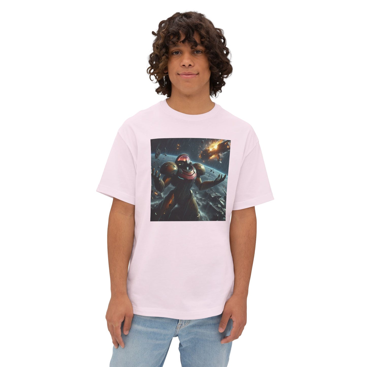 MISSION FAILED (AI generated). Unisex Oversized Boxy Tee