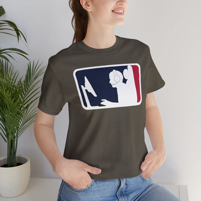 MAJOR LEAGUE GAMER (PC). Unisex Jersey Short Sleeve Tee