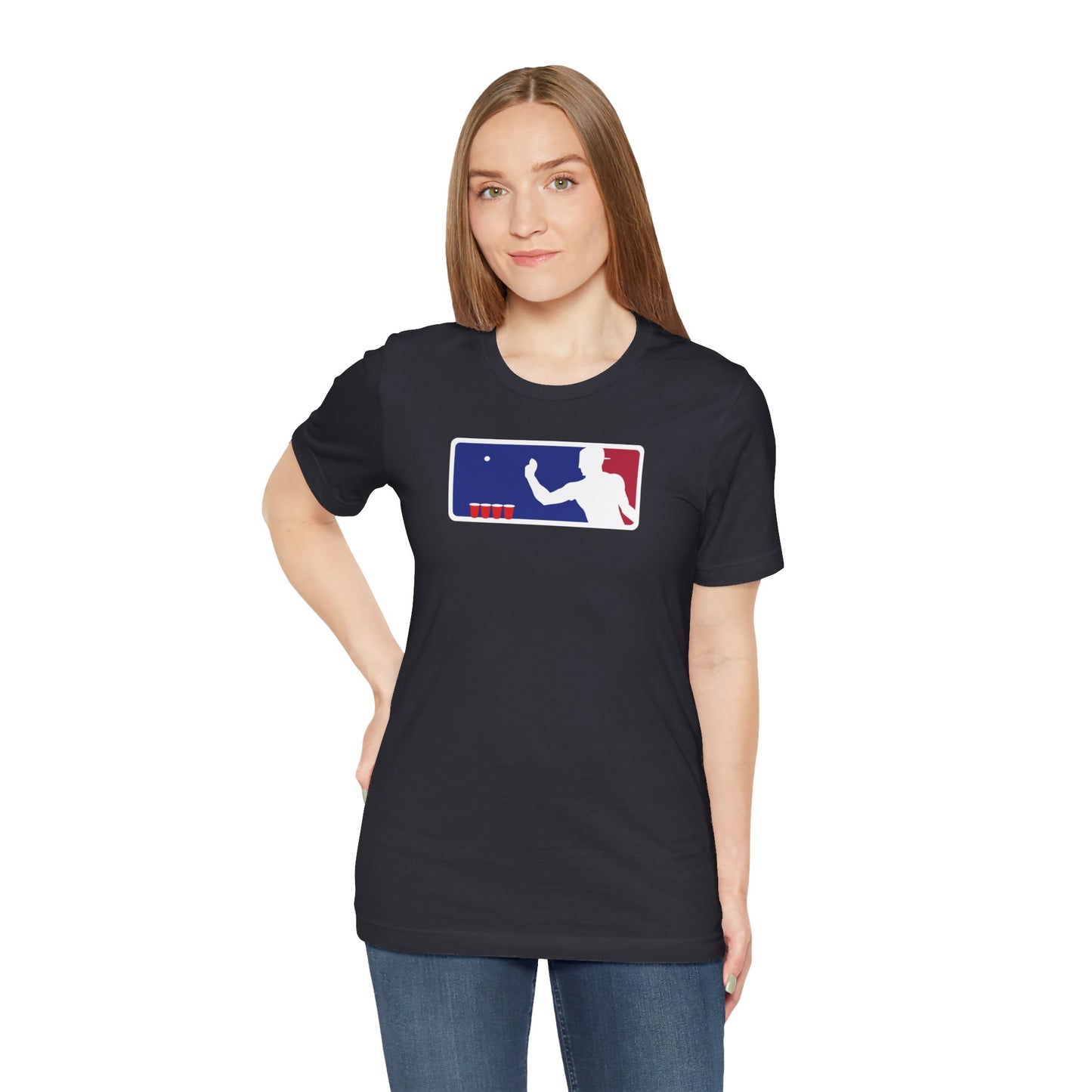 MAJOR LEAGUE PONGER. Unisex Jersey Short Sleeve Tee