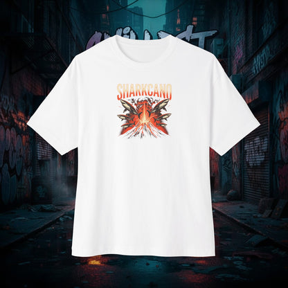 SHARKCANO V2. Unisex Oversized Boxy Tee