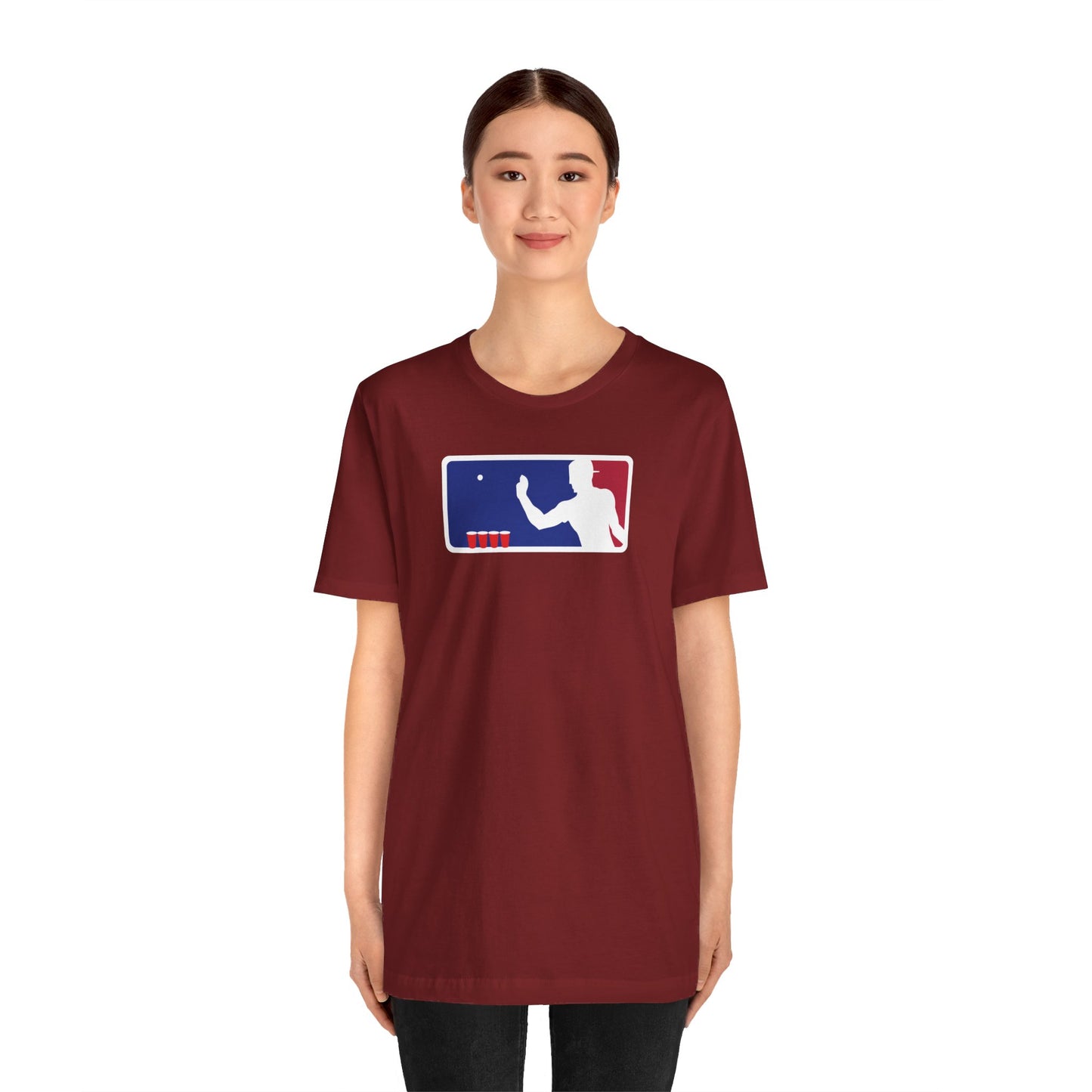 MAJOR LEAGUE PONGER. Unisex Jersey Short Sleeve Tee