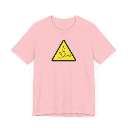 CAUTION BANANA. Unisex Jersey Short Sleeve Tee