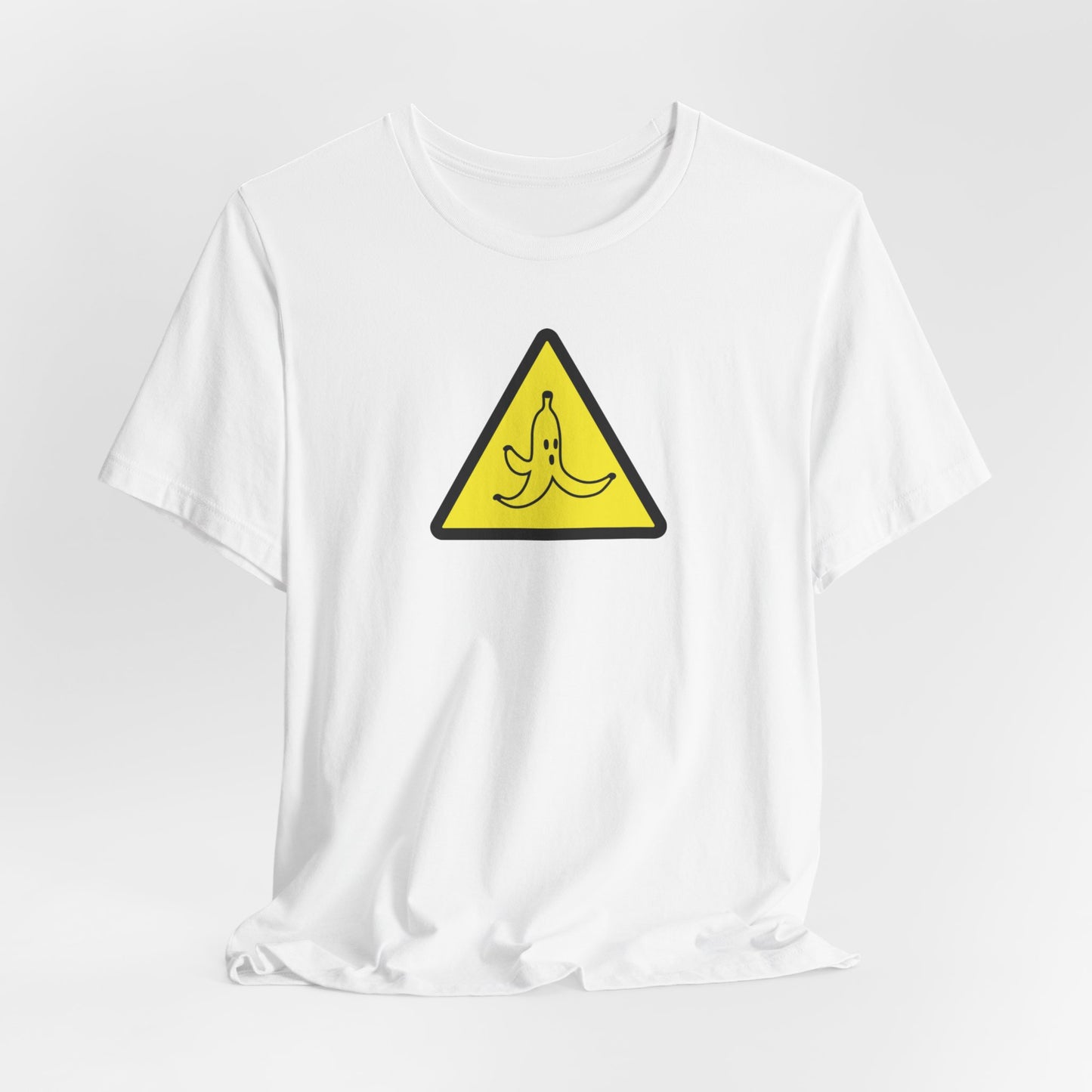 CAUTION BANANA. Unisex Jersey Short Sleeve Tee