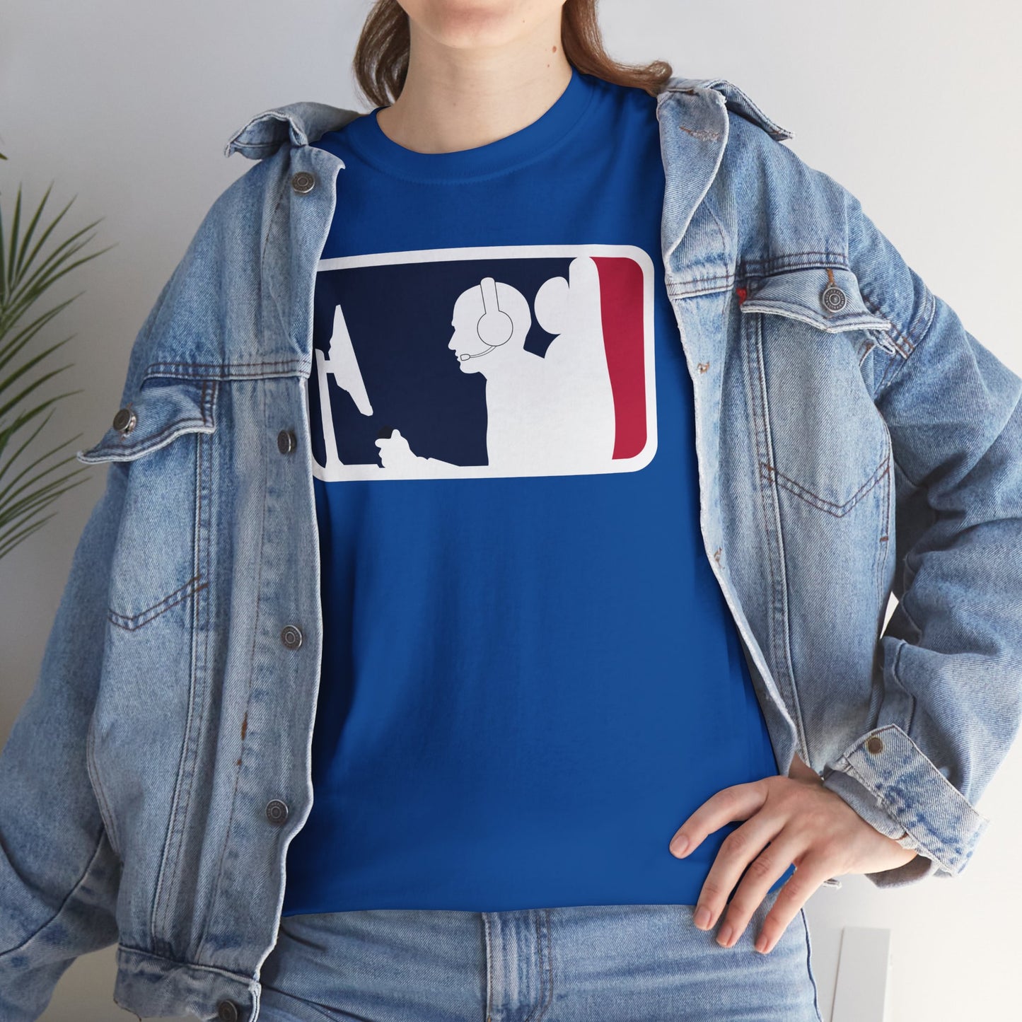 MAJOR LEAGUE GAMER (CONSOLE). Unisex Heavy Cotton Tee