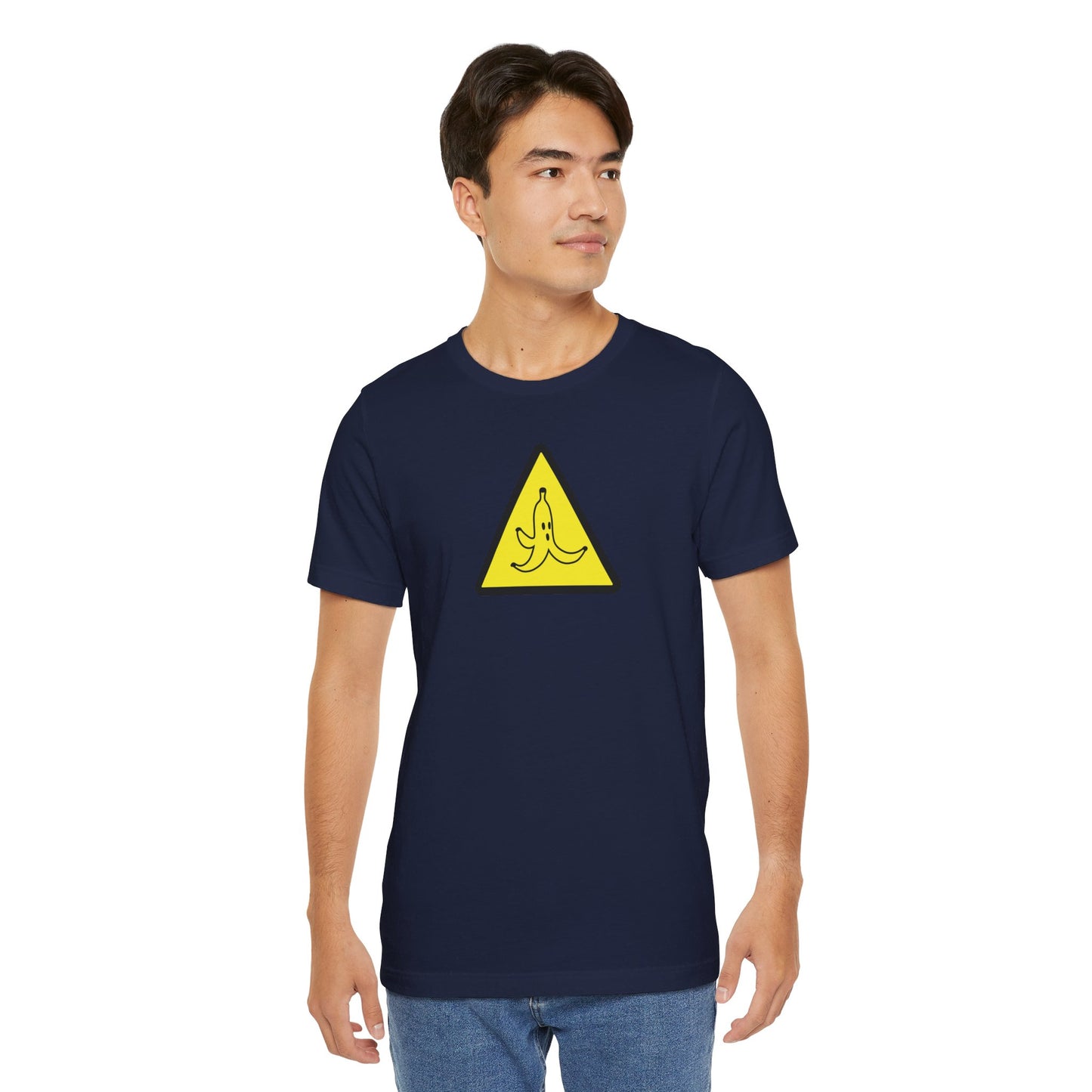 CAUTION BANANA. Unisex Jersey Short Sleeve Tee