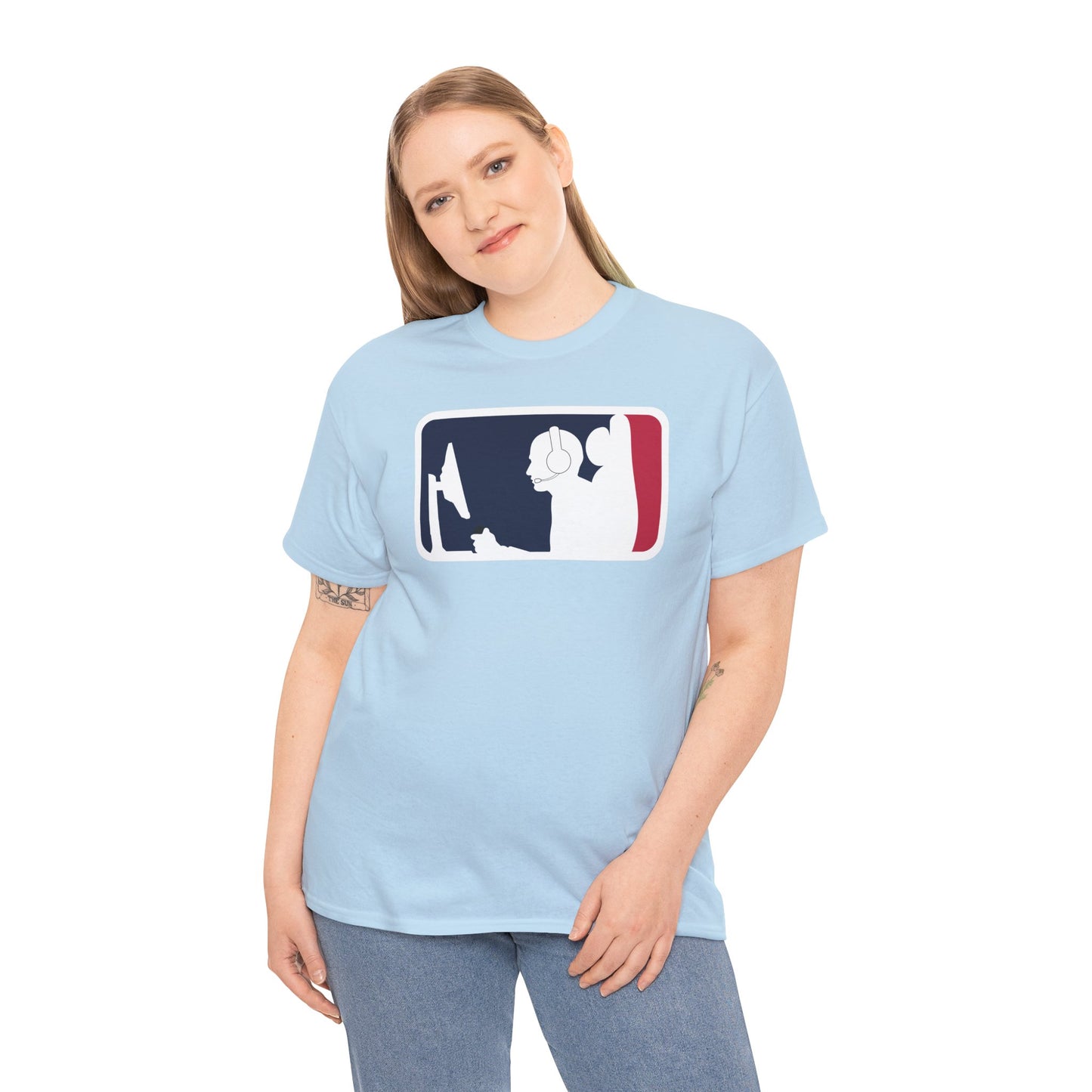 MAJOR LEAGUE GAMER (CONSOLE). Unisex Heavy Cotton Tee