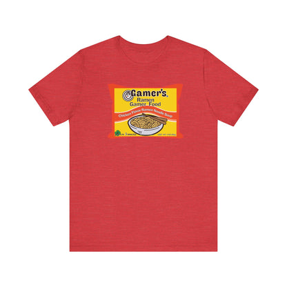 RAMEN GAMER FOOD. Unisex Jersey Short Sleeve Tee