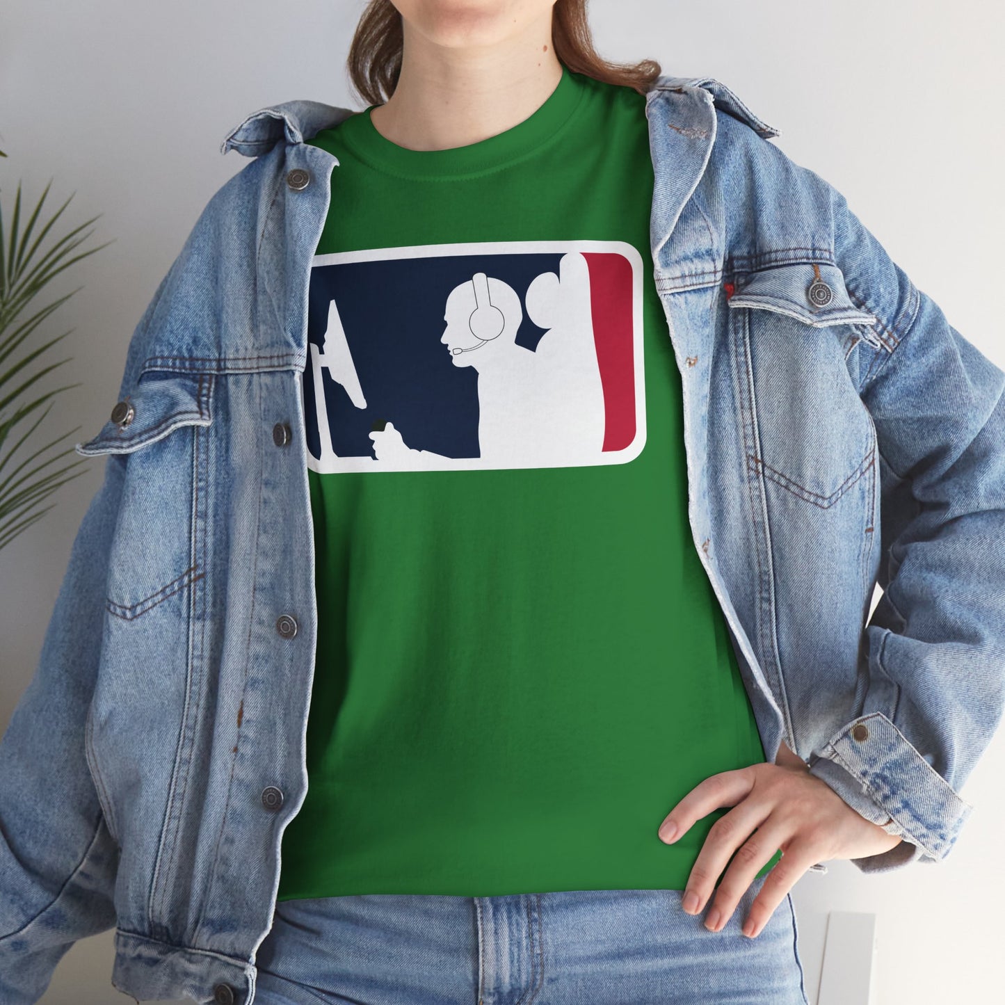 MAJOR LEAGUE GAMER (CONSOLE). Unisex Heavy Cotton Tee