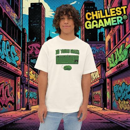 GO TOUCH GRASS. Unisex Oversized Boxy Tee