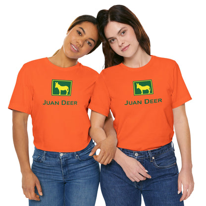 JUAN DEER. Unisex Jersey Short Sleeve Tee