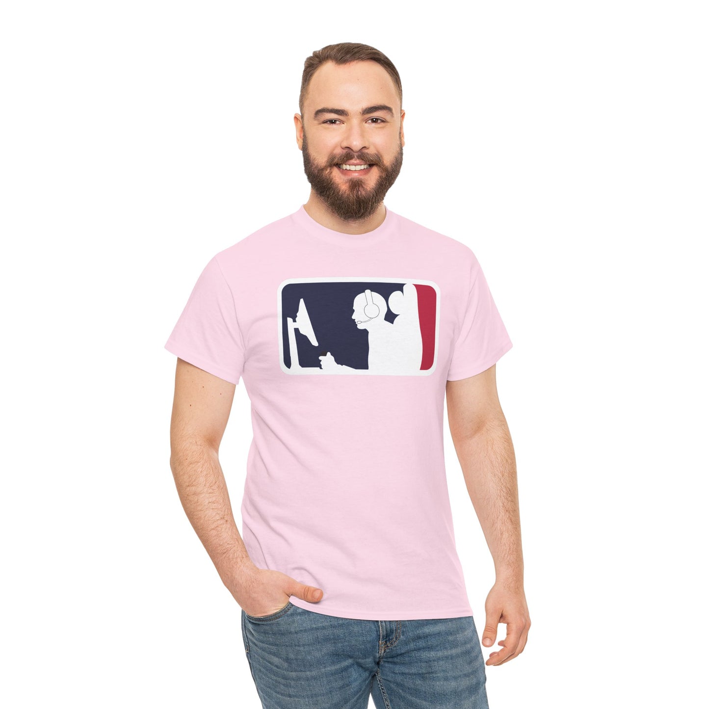MAJOR LEAGUE GAMER (CONSOLE). Unisex Heavy Cotton Tee