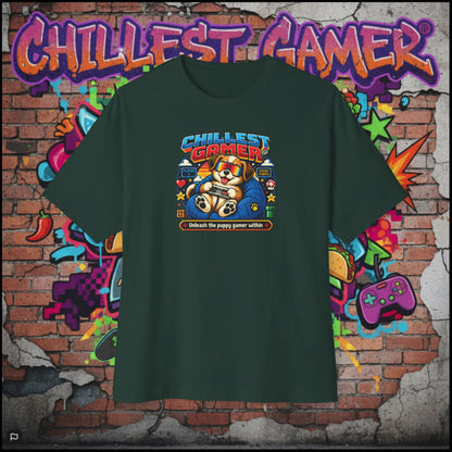 PUPPY GAMER. Unisex Oversized Boxy Tee