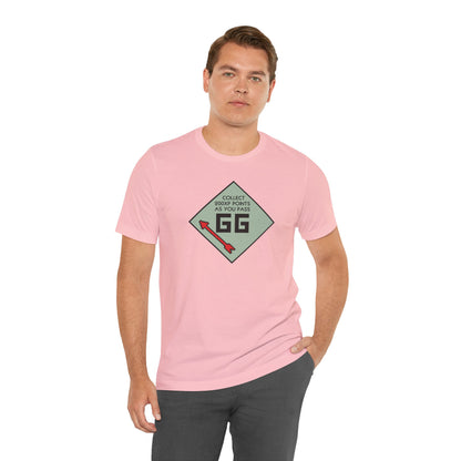 GG PASS GO COLLECT 200XP. Unisex Jersey Short Sleeve Tee