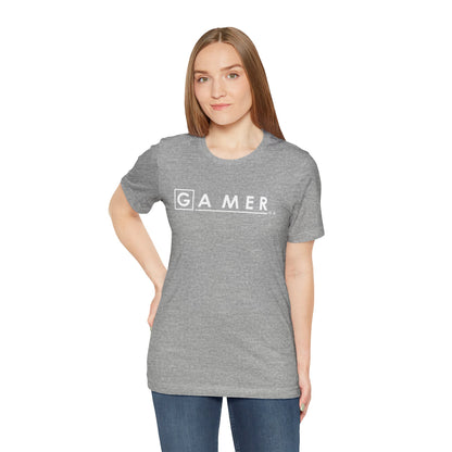 DR. GAMER IS IN THE HOUSE. Unisex Jersey Short Sleeve Tee