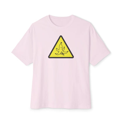 CAUTION BANANA PEEL. Unisex Oversized Boxy Tee