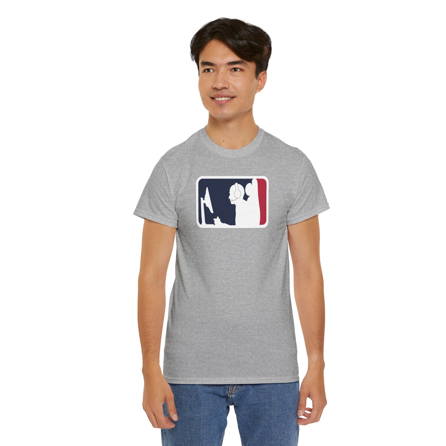 MAJOR LEAGUE GAMER (CONSOLE). Unisex Heavy Cotton Tee