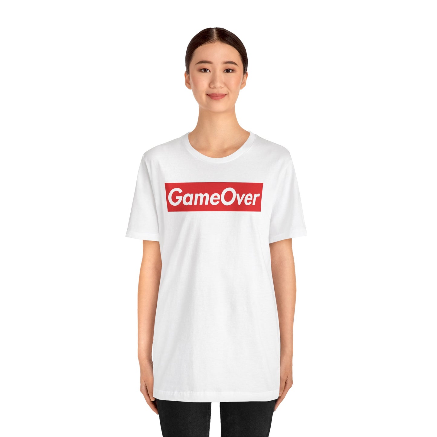 SUPER GAME OVER. Unisex Jersey Short Sleeve Tee