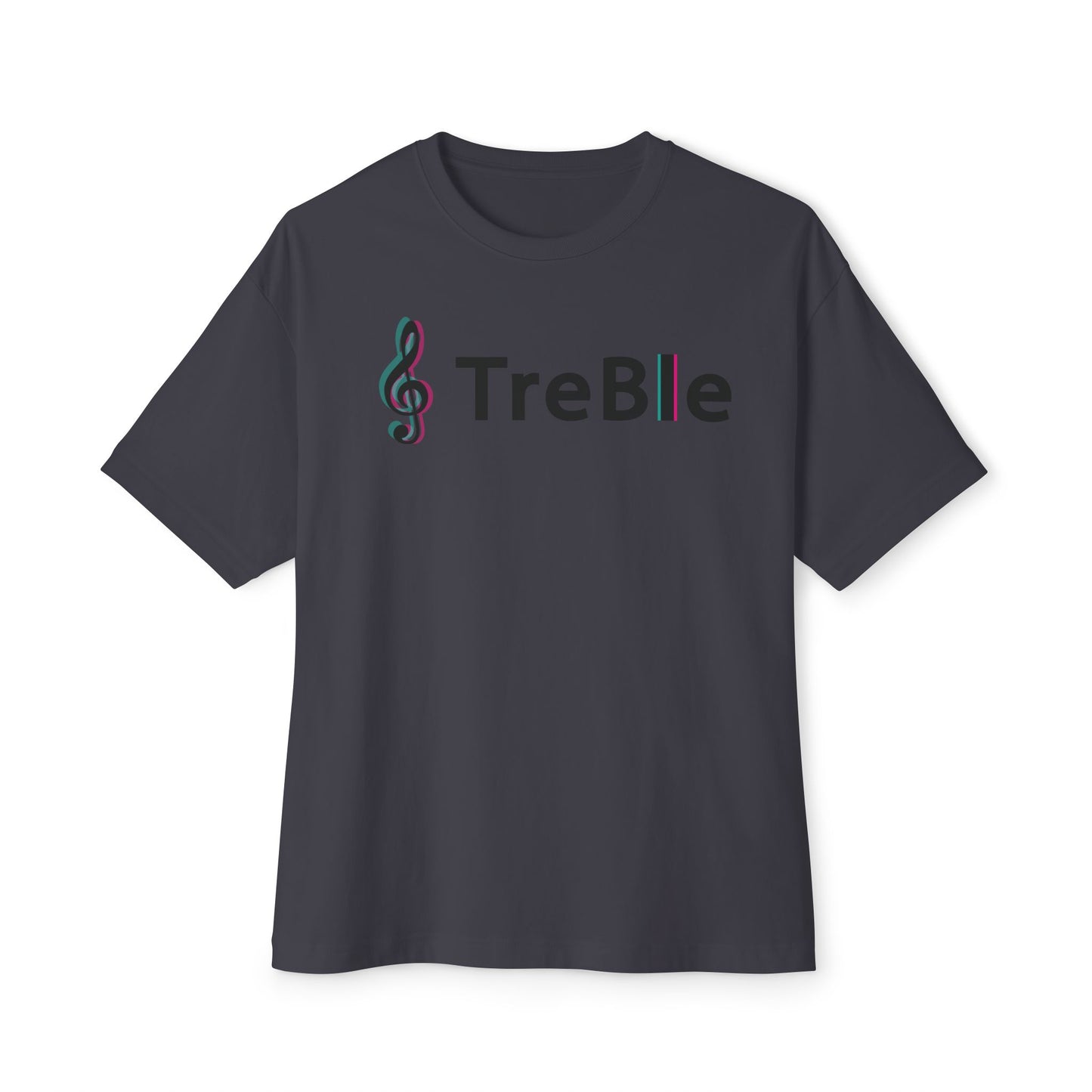 TREBLE TOCK. Unisex Oversized Boxy Tee