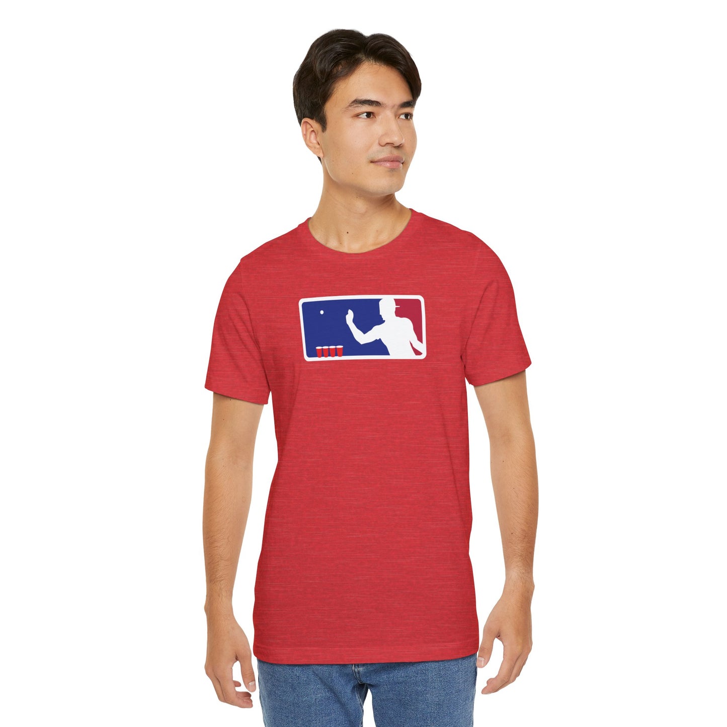 MAJOR LEAGUE PONGER. Unisex Jersey Short Sleeve Tee