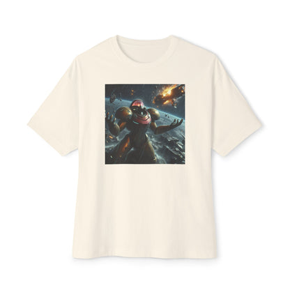MISSION FAILED (AI generated). Unisex Oversized Boxy Tee