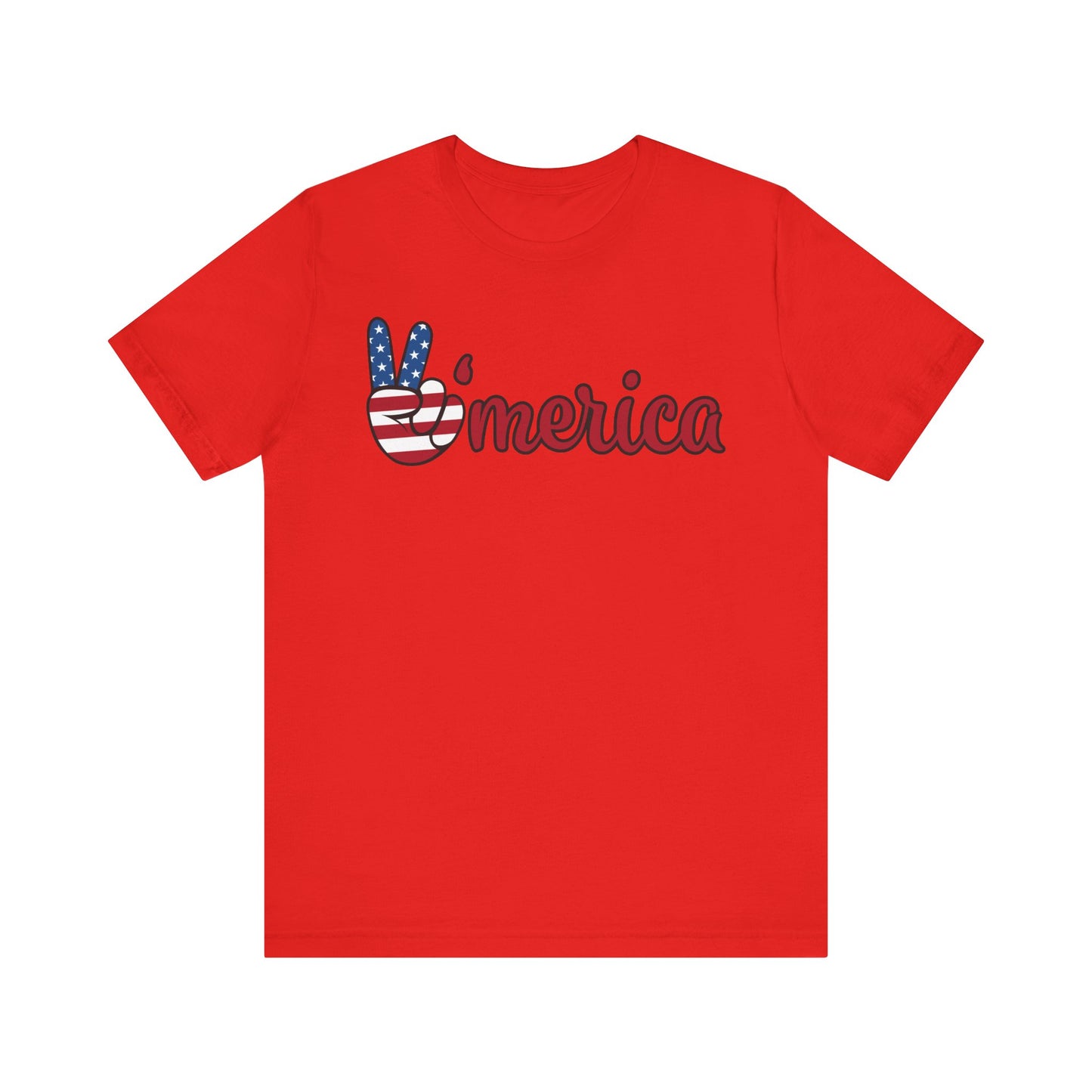 'MERICA. Unisex Jersey Short Sleeve Tee