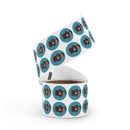 CHILLEST GAMER PROMO. Round Sticker Label Rolls