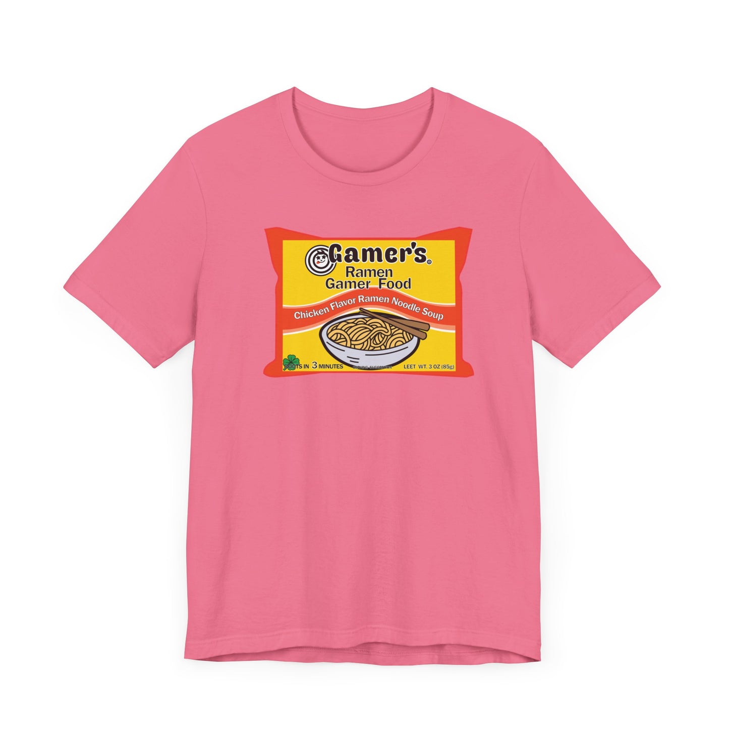 RAMEN GAMER FOOD. Unisex Jersey Short Sleeve Tee