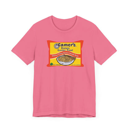 RAMEN GAMER FOOD. Unisex Jersey Short Sleeve Tee