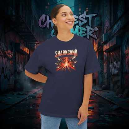 SHARKCANO V2. Unisex Oversized Boxy Tee